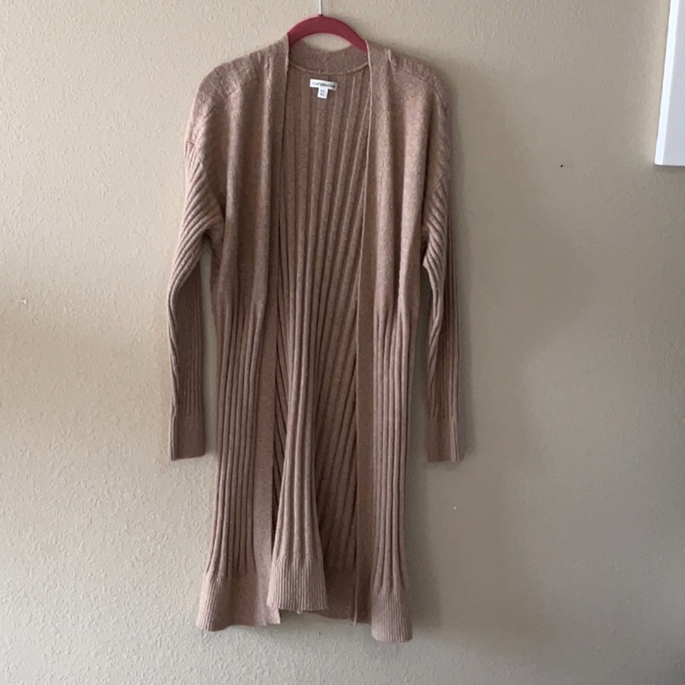 XXL craft & borrow cardigan extra long sweater cardigan